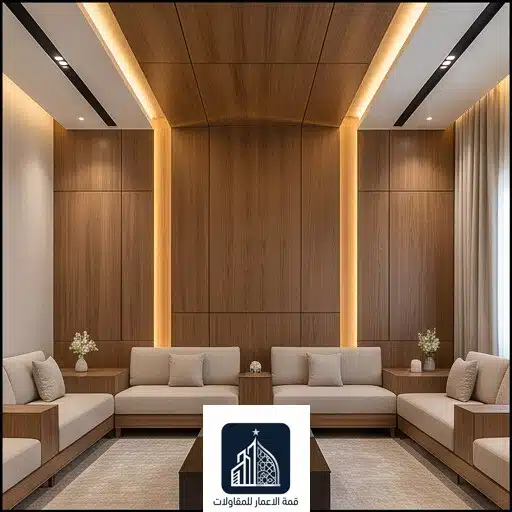 ديكورات خشبية في الدمام والخبر - قمة الاعمار للمقاولات