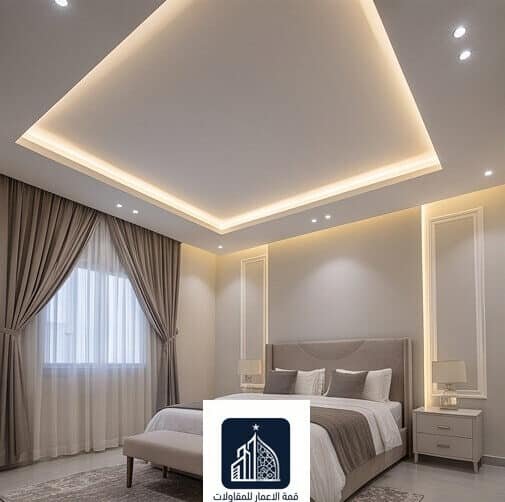 ديكورات سقف جبس في الخبر - قمة الاعمار للمقاولات